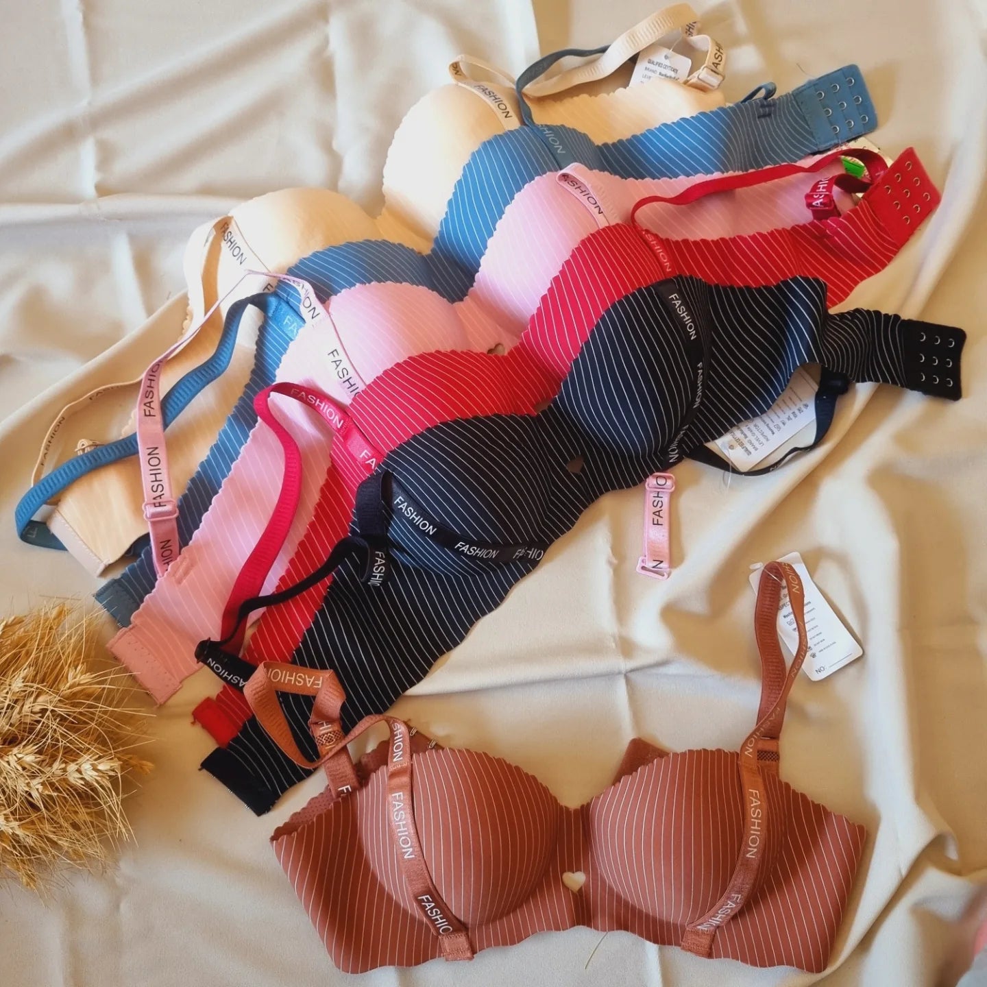 T-Shirt Push-Up Bra with Lined Demi Cup & Trendy Straps – Fashion Comfort Bra for Women